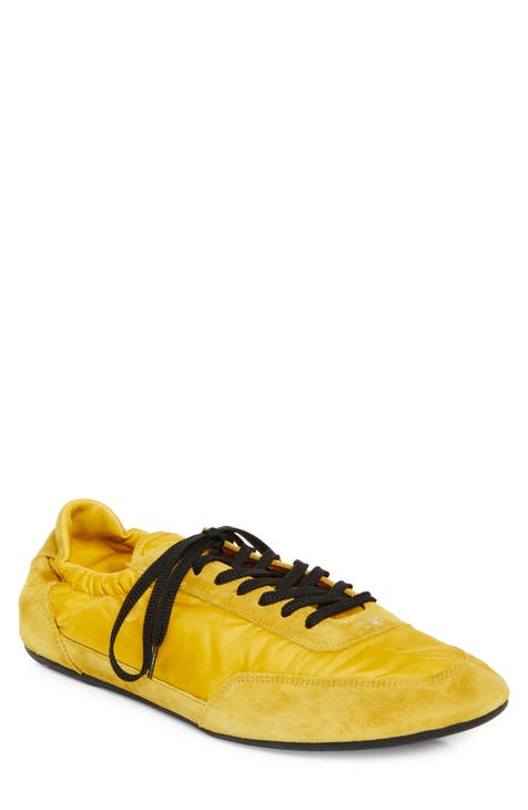 Mens yellow designer sneakers on sale