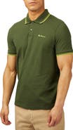 Ben Sherman Signature Tipped Organic Cotton Piqué Polo