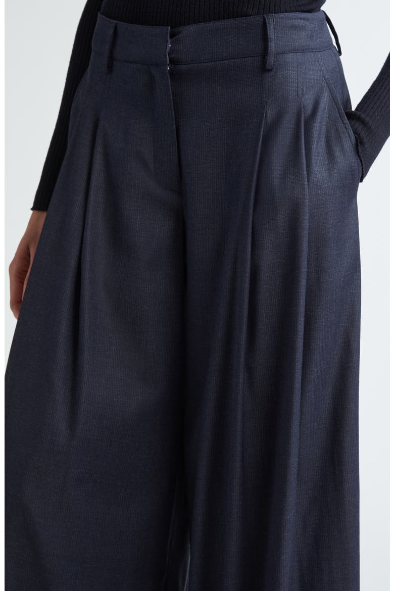 New Didi Wide Leg Wool Blend Pants, Alternate, color, INDIGO / CHARCOAL