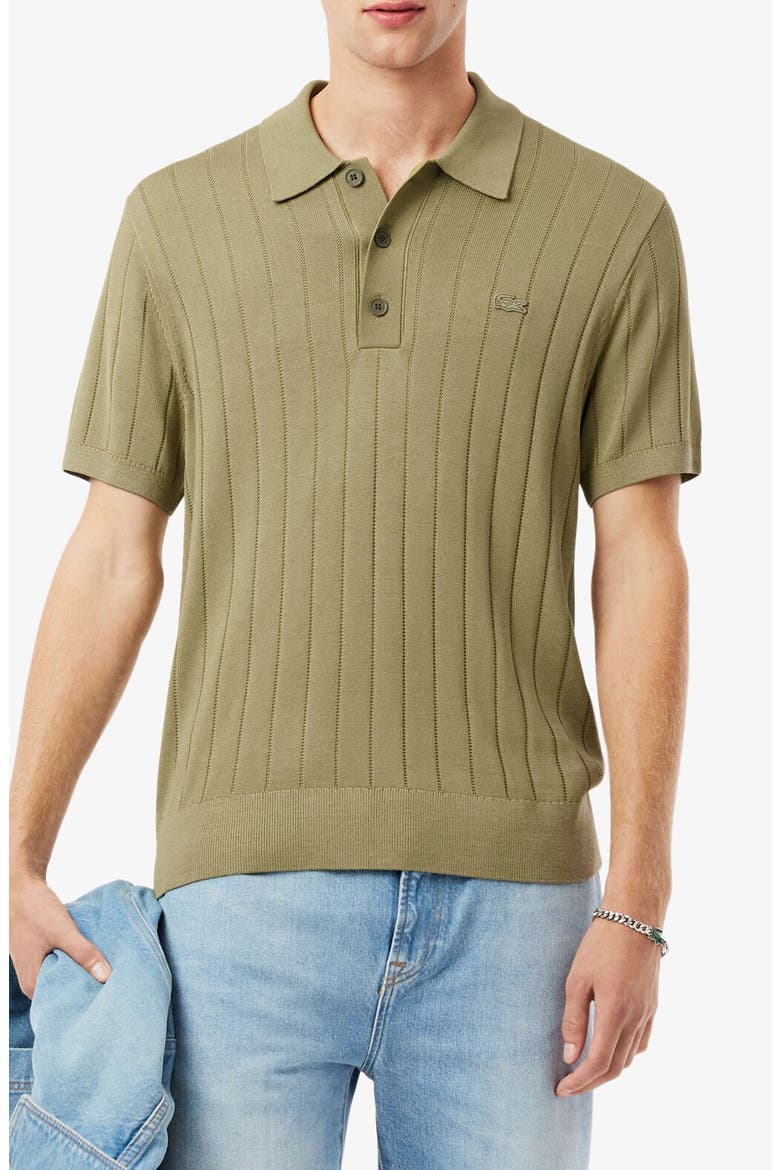 Classic Fit Rib Polo, Main, color, OLIVE