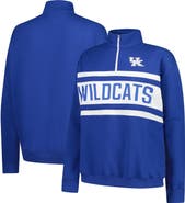 FANATICS Women's Fanatics Royal/White Kentucky Wildcats Plus Size Quarter-Zip Pullover