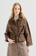 Brunello Cucinelli Garment-dyed cover outerwear jacket
