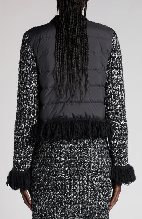 Moncler Fringe Button-front Cardigan In Multi
