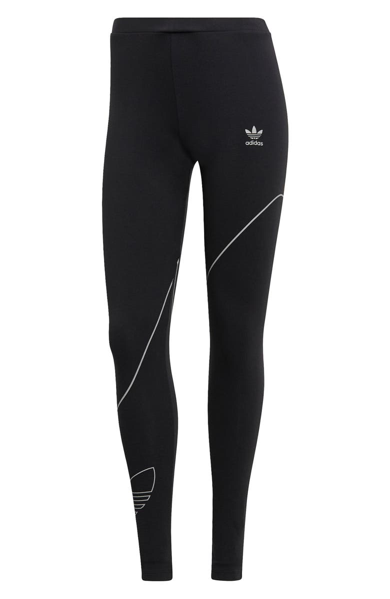 adidas Originals Trefoil Tights, Alternate, color, 
