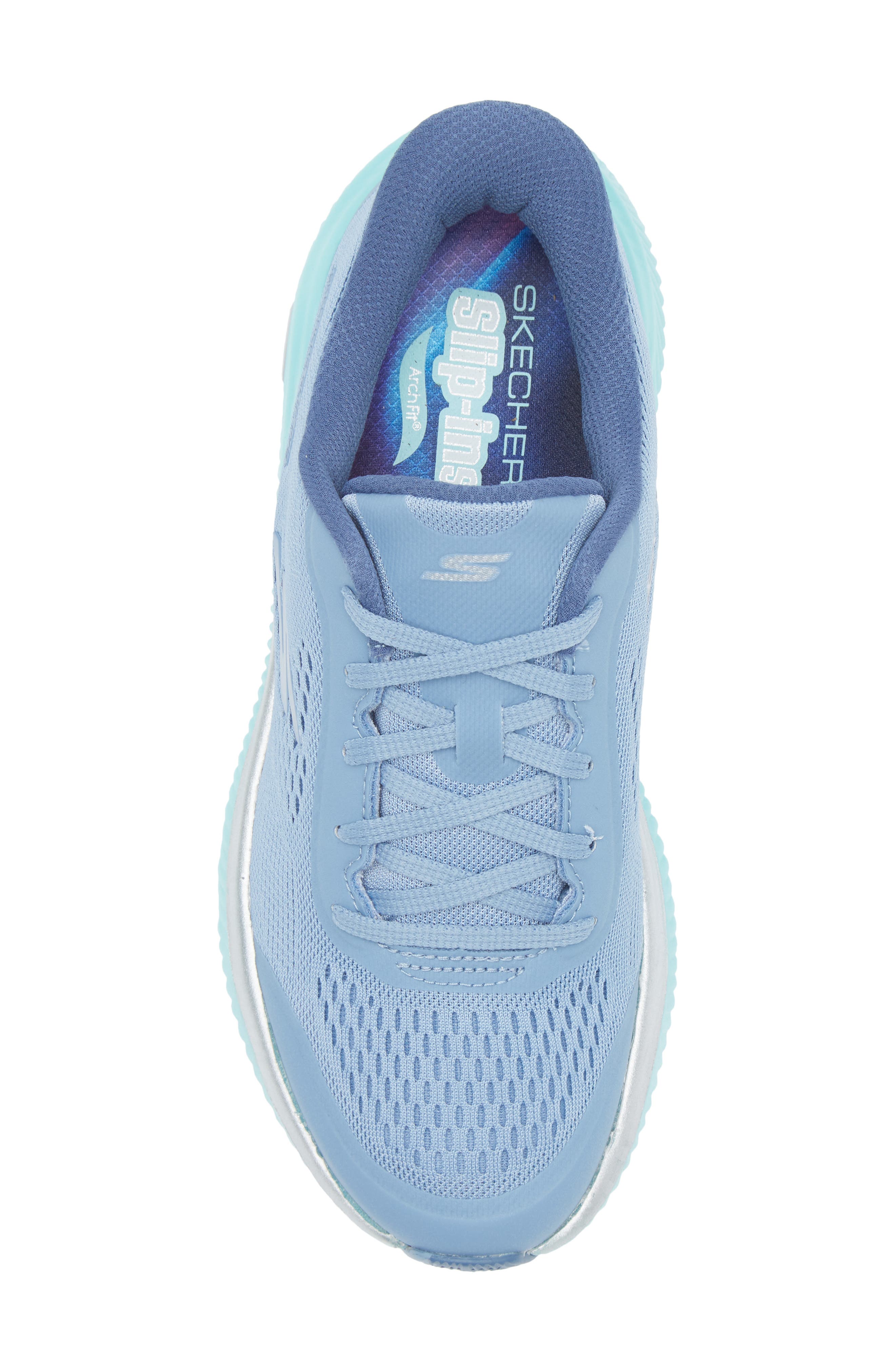 Slip-Ins®: Arch Fit® GO RUN Anywhere™ Sneaker, Alternate, color, BLUE/ TURQUOISE