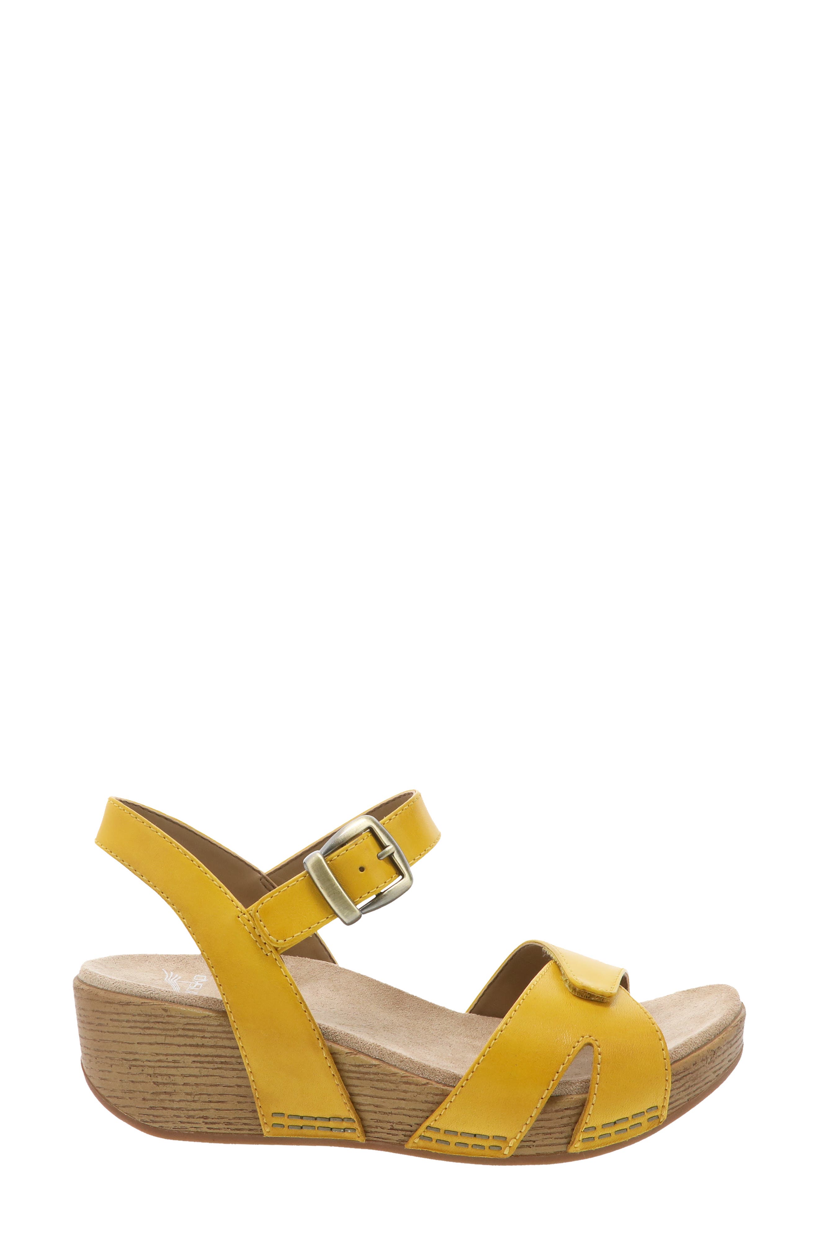 Laurie Sandal, Alternate, color, YELLOW BURNISHED LEATHER