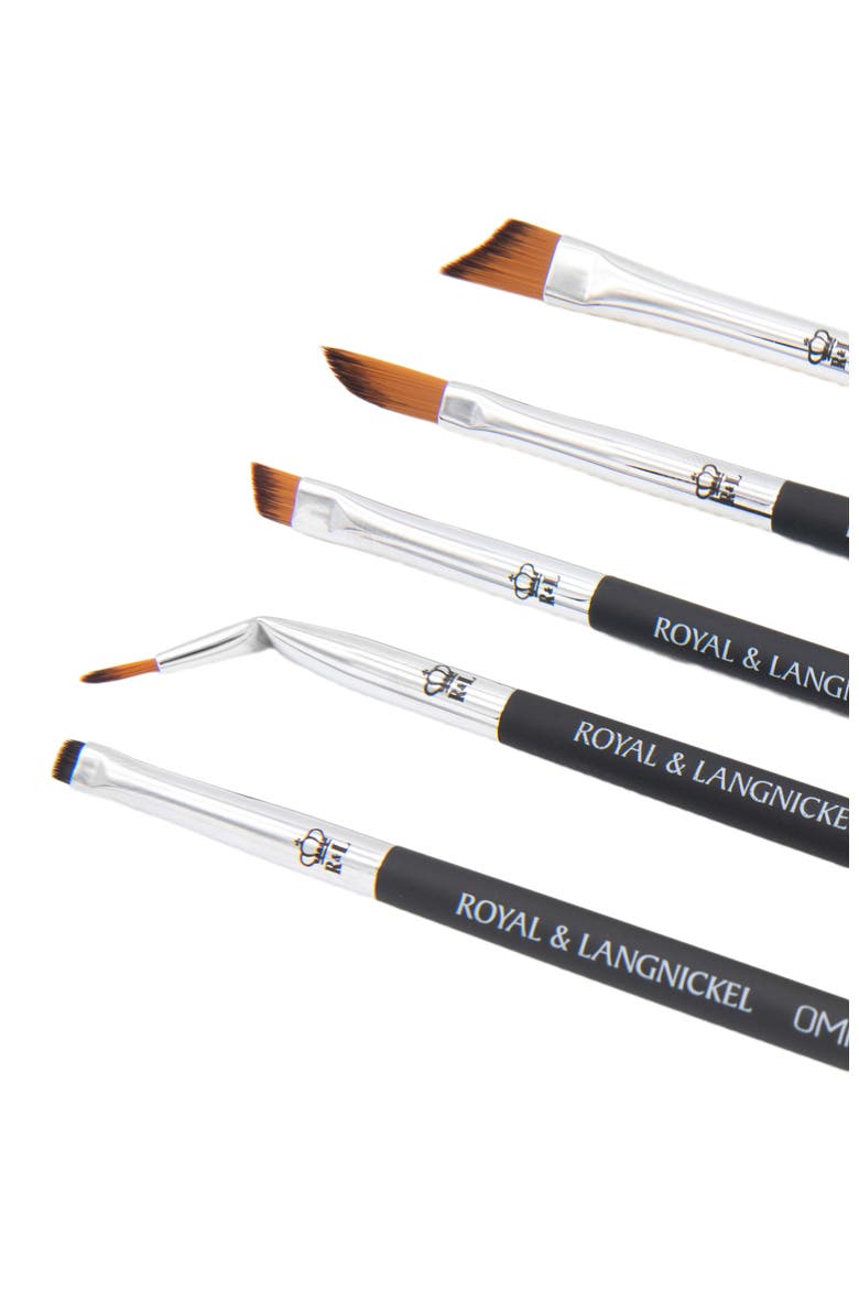 Pro Line and Define Makeup Brush Set, Alternate, color, Black
