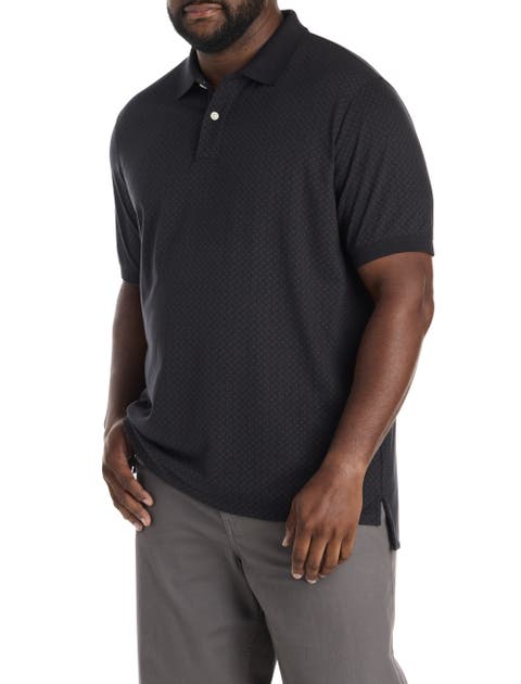Big & Tall Geometric Print Polo Shirt V2