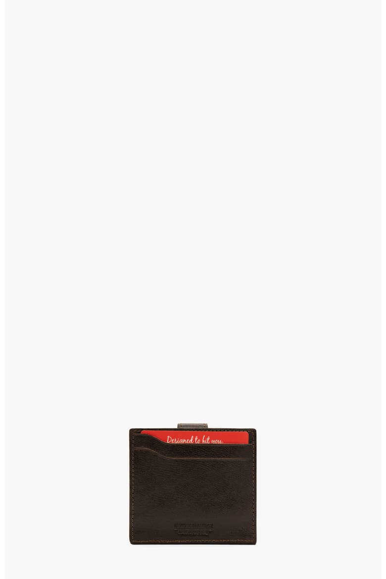 Gentleman Leather Card Holder Wallet 576, Alternate, color, Brown