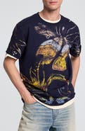Desigual Floral Graphic Cotton T-Shirt