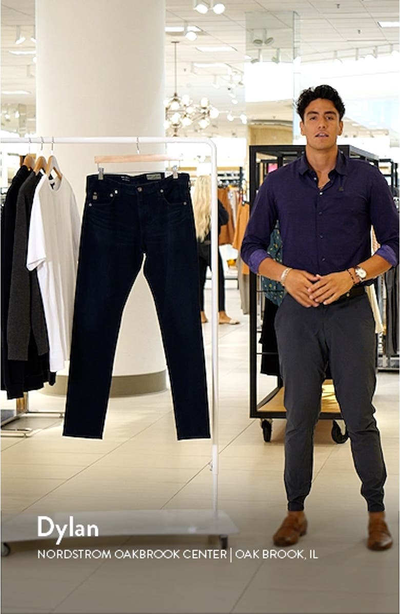 Tellis 360° Denim Slim Tapered Leg Jeans, sales video thumbnail