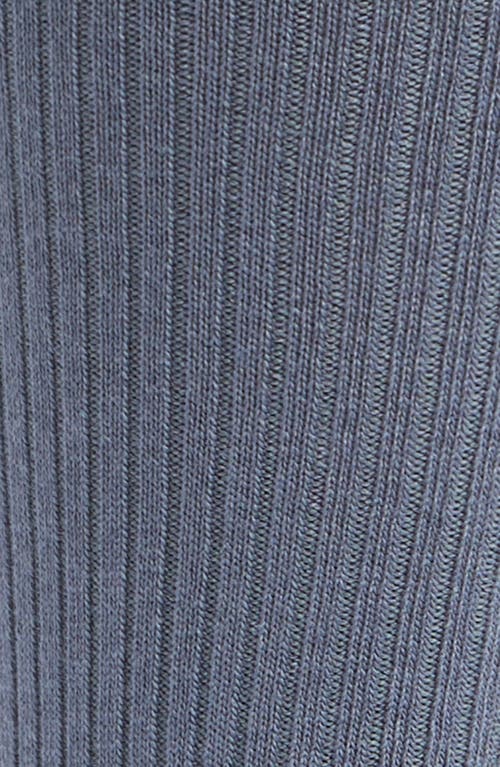 Nordstrom Casual Rib Crew Socks In Purple