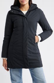 Save The Duck Leyla Water Resistant Recycled Polyester Hooded Coat