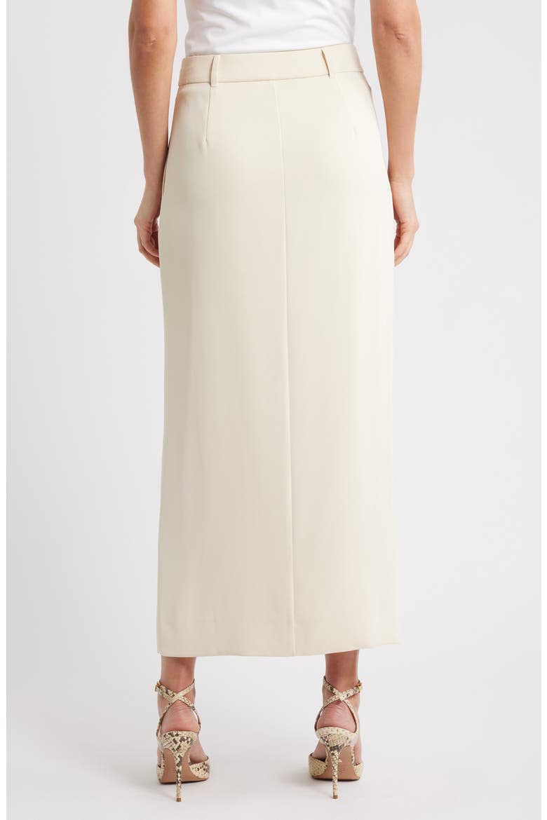 Harry Suiting Slit Maxi Skirt, Alternate, color, CLASSIC CREAM