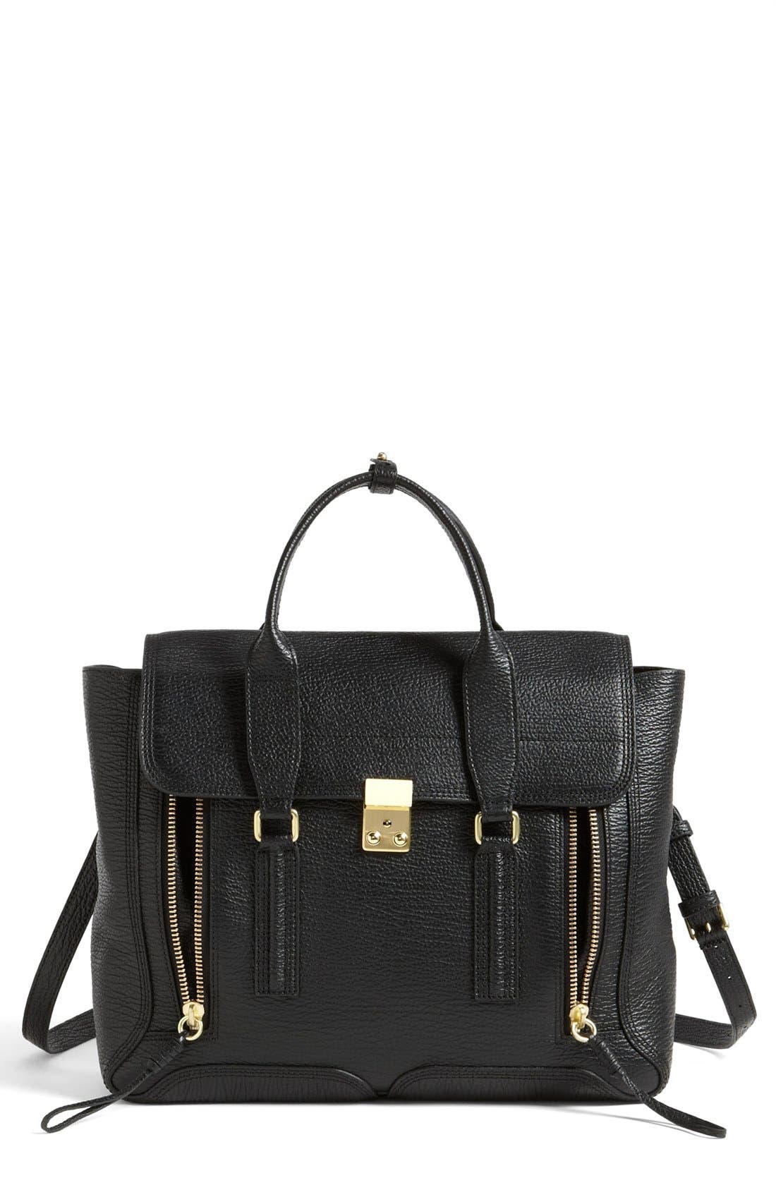 3.1 Phillip Lim 'Large Pashli' Leather Satchel, Main, color, 