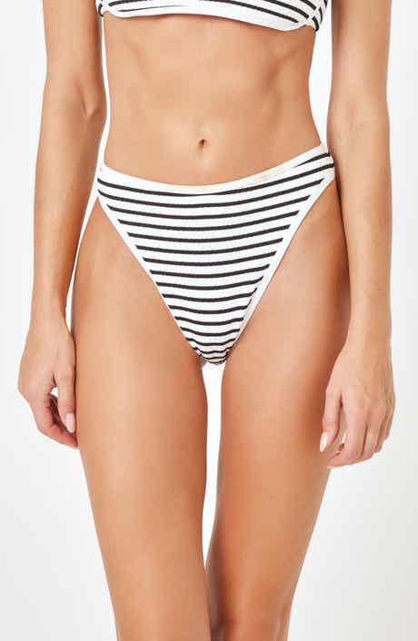 LSPACE Nora Stripe Bitsy Bikini Bottoms