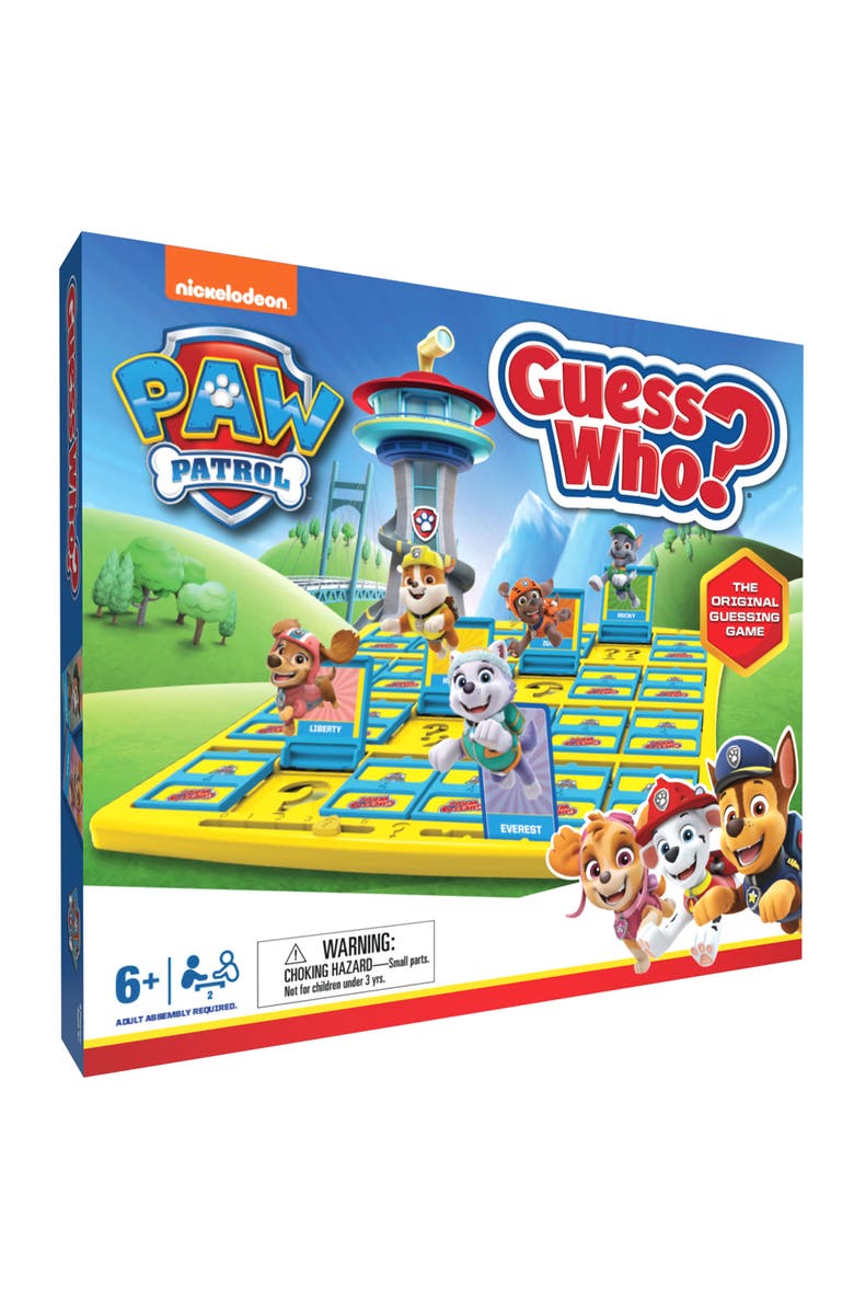 Guess Who Paw Patrol Kids' Deduction Board Game, Ages 6+, Main, color, Multicolored