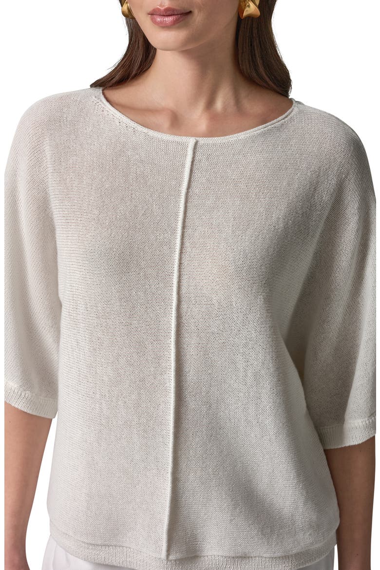 Dolman Sleeve Ballet Neck Sweater, Alternate, color, LIMONCELLO