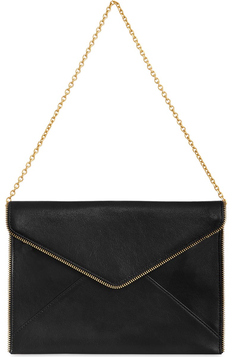 Rebecca Minkoff Leo Envelope Clutch, Main, color,