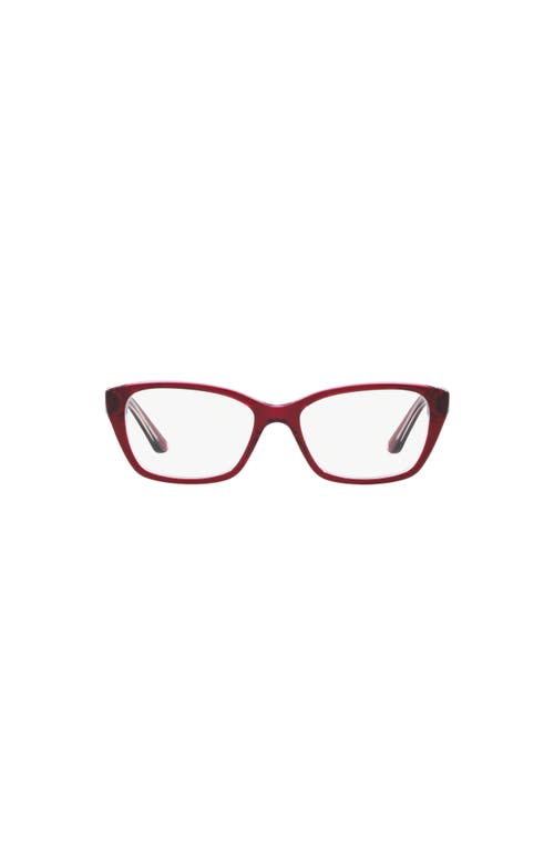 Sferoflex 51mm Butterfly Optical Glasses In Red
