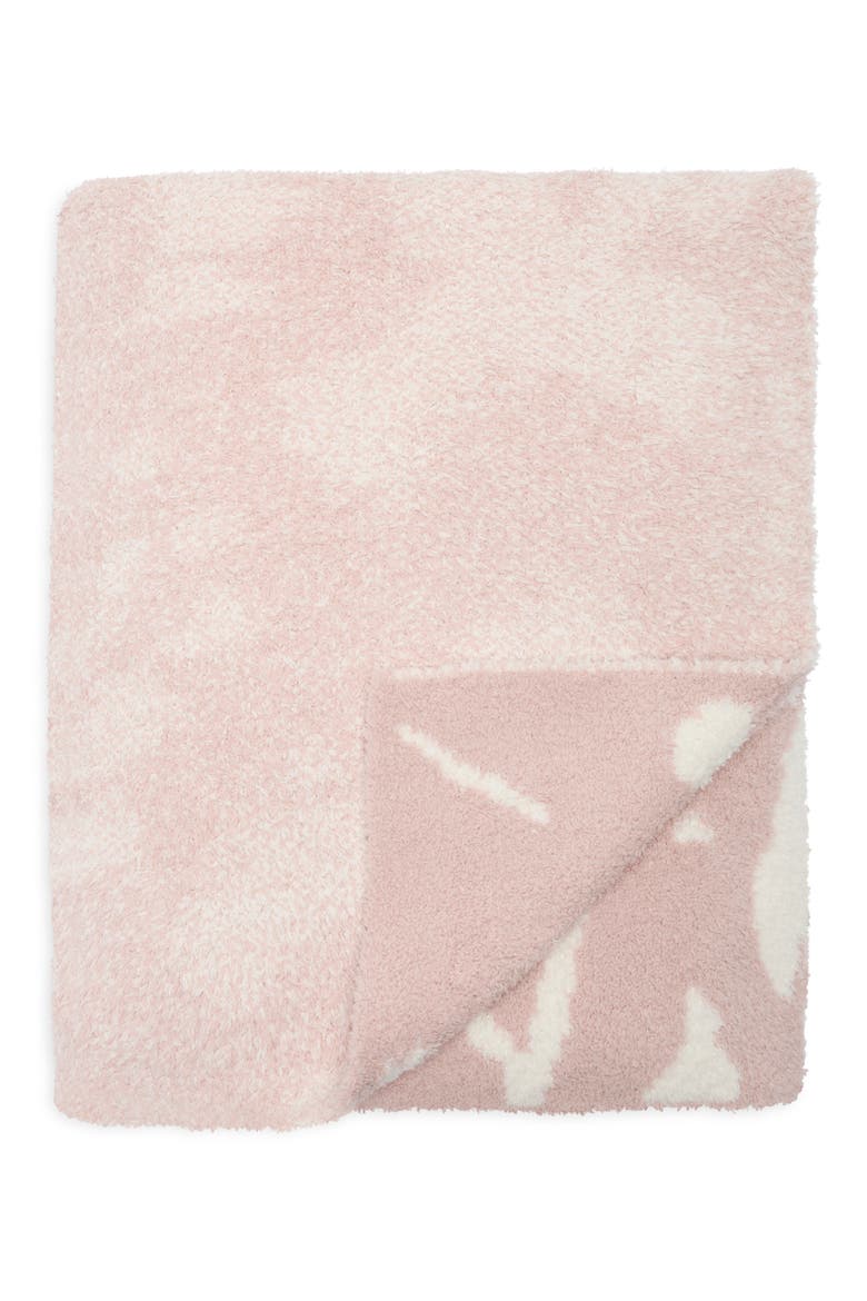 CozyChic® Painterly Floral Throw, Alternate, color, ANTIQUE ROSE/ CREAM