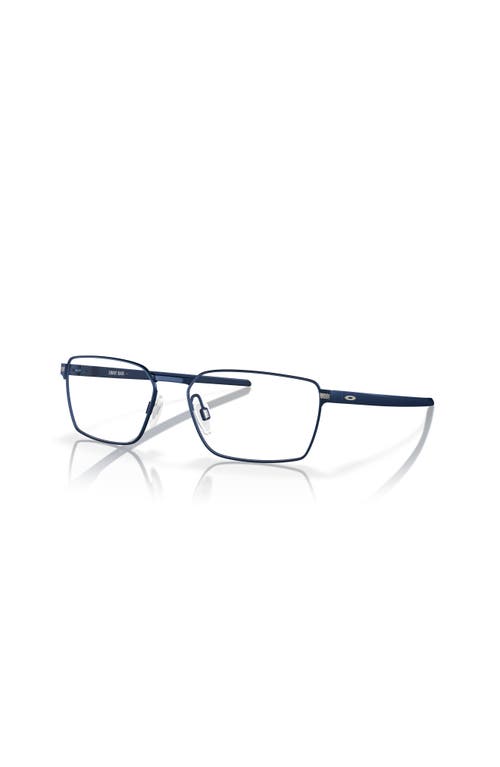 Oakley 53mm Rectangle Optical Glasses In Blue