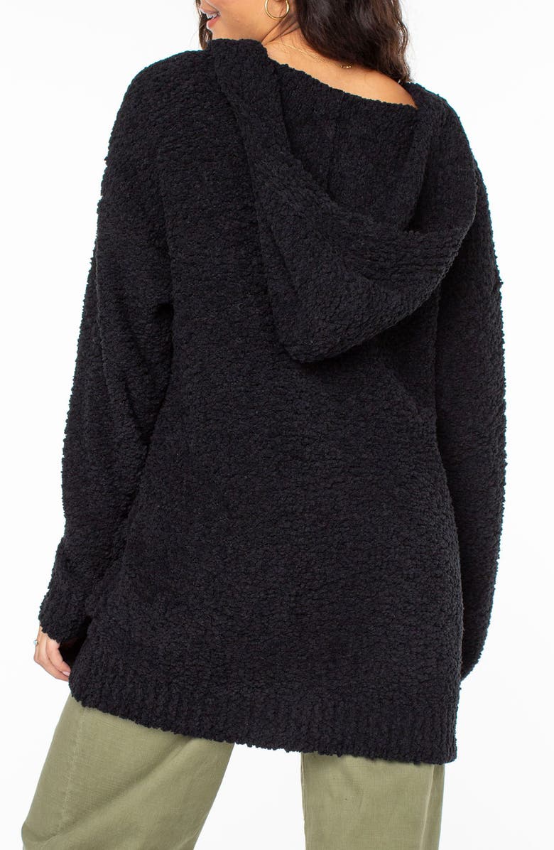 Roxy Weekend Retreat Bouclé Cardigan, Alternate, color, Phantom