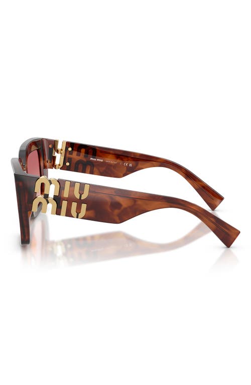 Miu Miu Sonnenbrille Mit Geometrischem Gestell In Multi