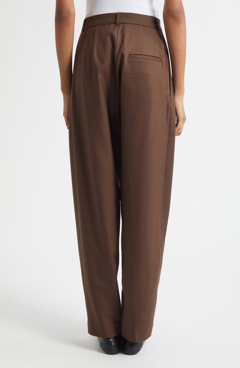 Ashley Williams Peg Tapered Straight Leg Pants, Alternate, color, Brown
