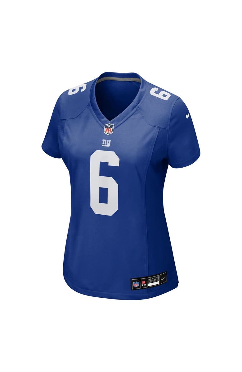 Nike Women's Nike Jaxson Dart Royal New York Giants Team Game Jersey, Alternate, color, Royal
