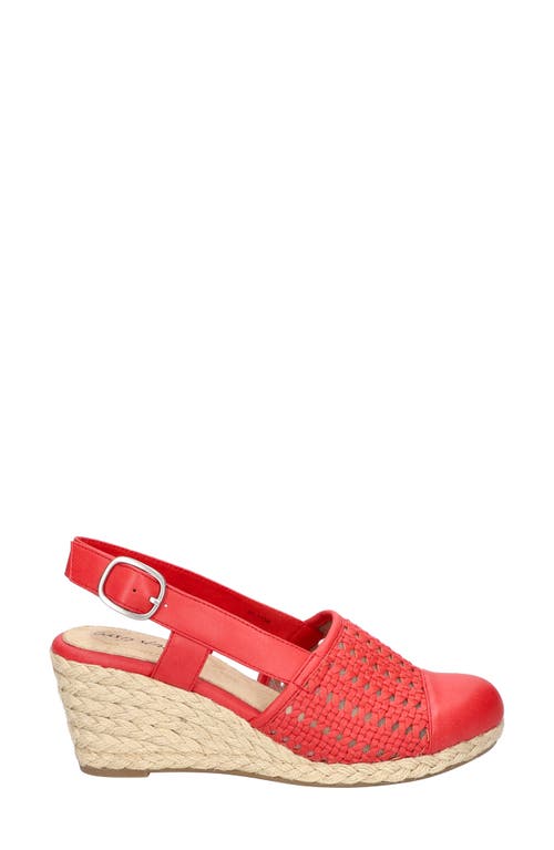 EASY STREET EASY STREET TAFFY SLINGBACK ESPADRILLE WEDGE SANDAL