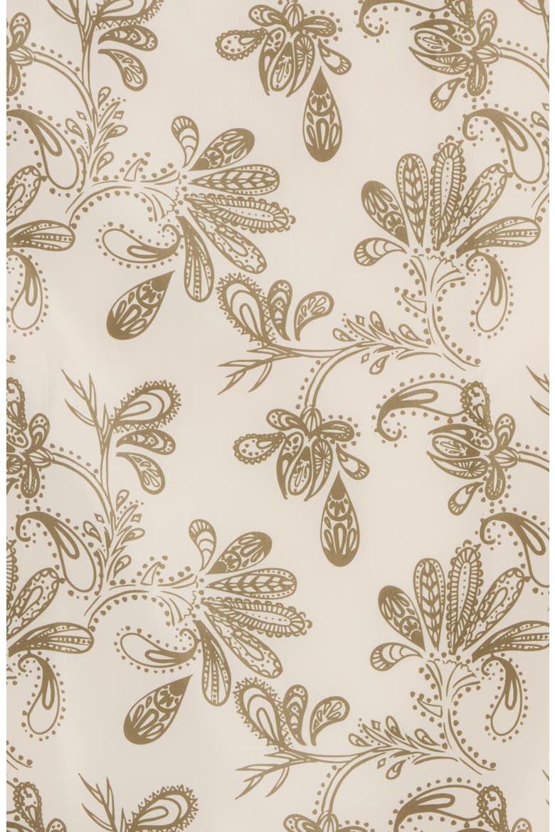 Paisley Satin Square Scarf, Alternate, color, OLIVE
