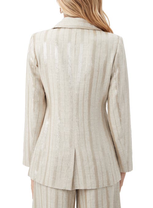 Trina Turk Sequin Striped Alternates 2 Blazer