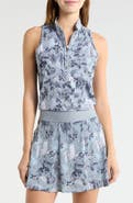 Greyson Night Lurk Sleeveless Half Zip Top