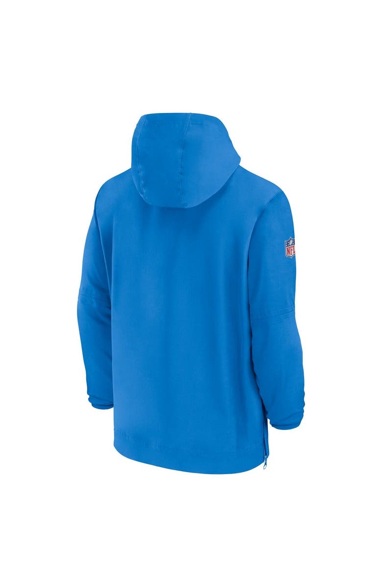 Nike Men's Nike Powder Blue Los Angeles Chargers Sideline Half-Zip Hoodie, Alternate, color, 