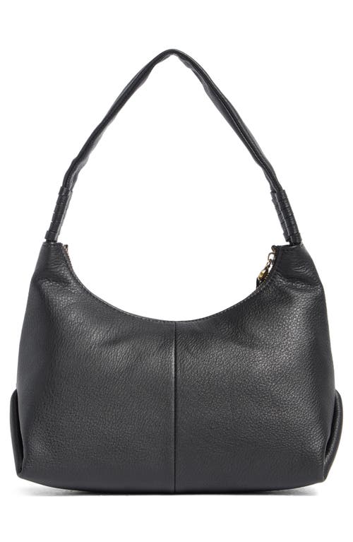 Hobo Astrid Leather Shoulder Bag In Black