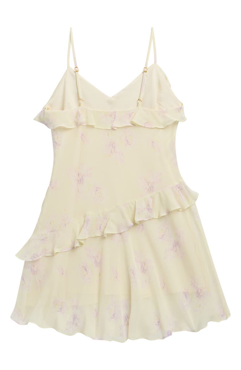 LoveShackFancy Kids' Mini Lomina Floral Ruffle Trim Dress, Alternate, color, 