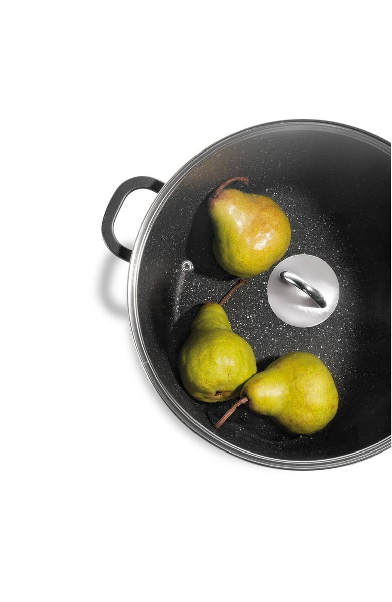 Cuisine::pro<sup>®</sup> GRANITE Stockpot with Lid 11.4 Qt., Alternate, color, Black