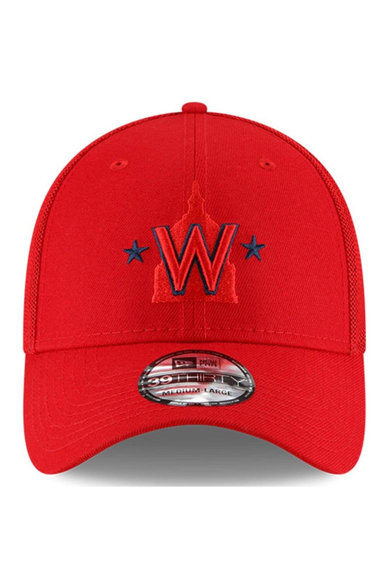 Men's New Era  Red Washington Nationals 2023 Batting Practice 39THIRTY Flex Hat, Alternate, color, Red
