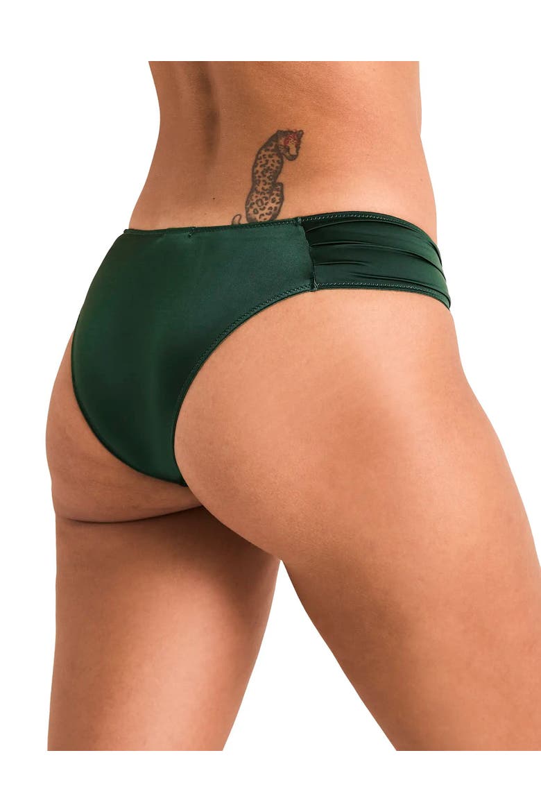 Carolyn Brazilian Panties, Alternate, color, Dark green