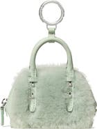 Kate Spade New York charmed genuine shearling purse bag charm