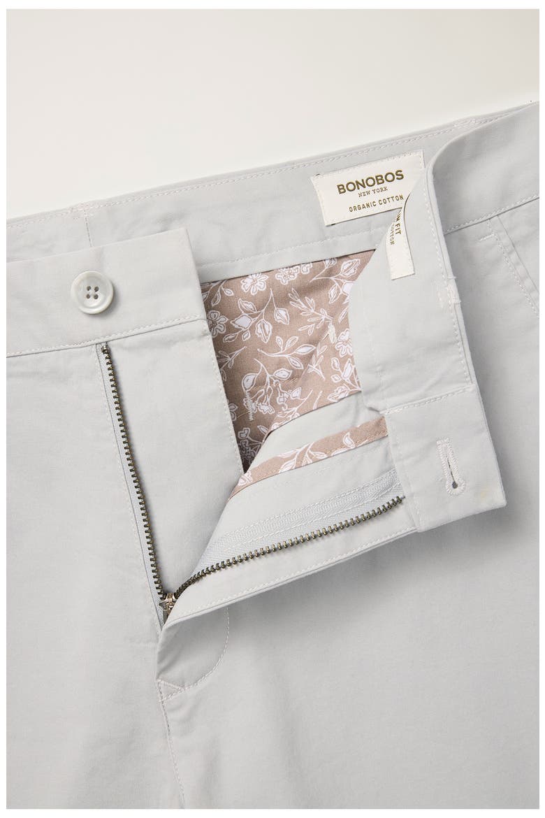 Flat Front Stretch Cotton Herringbone Chinos, Alternate, color, HIGH RISE 15-4101 TCX