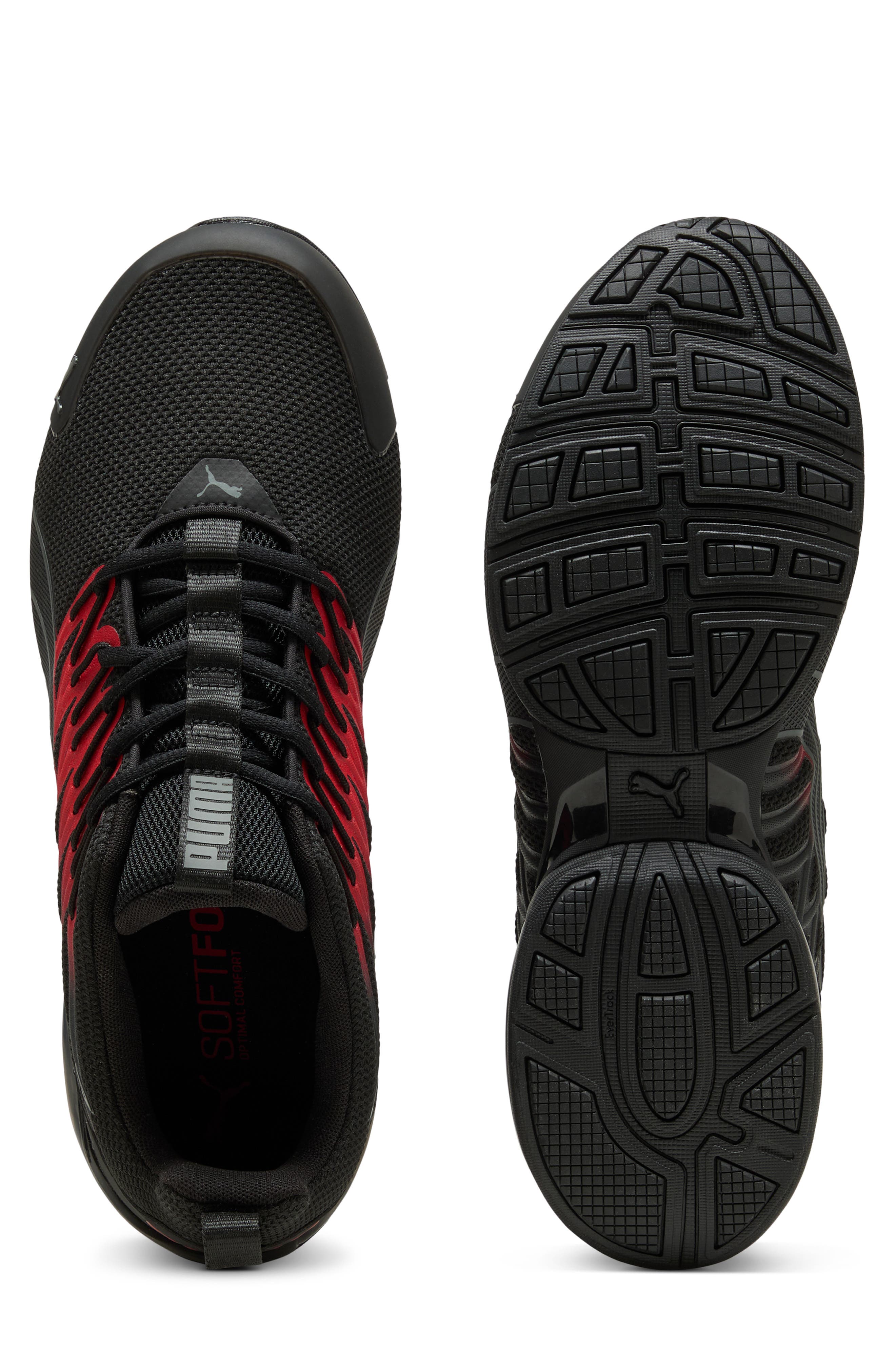PUMA Voltaic Eco Sneaker, Alternate, color, Puma Black/ Dark Gray/ Red