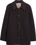 Burberry Double Face Wool Twill Overshirt