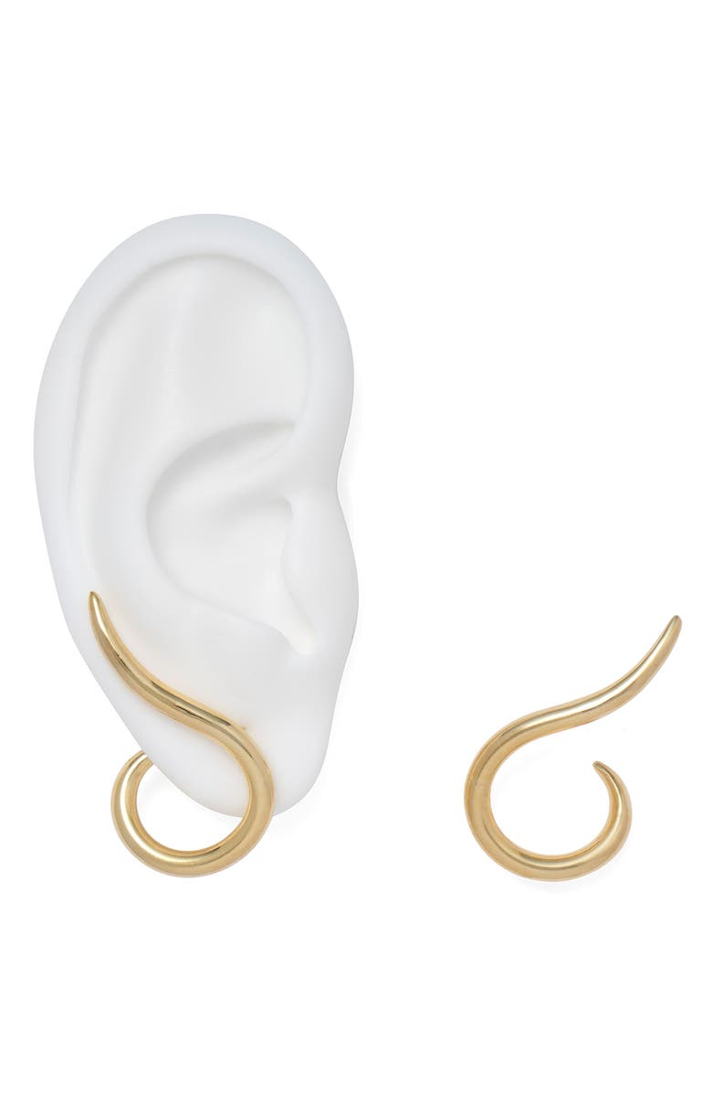 Lady Grey Spindle Earrings, Alternate, color, Gold