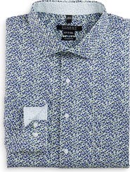 Synrgy by DXL Big & Tall Performance Camo Floral Dress Shirt
