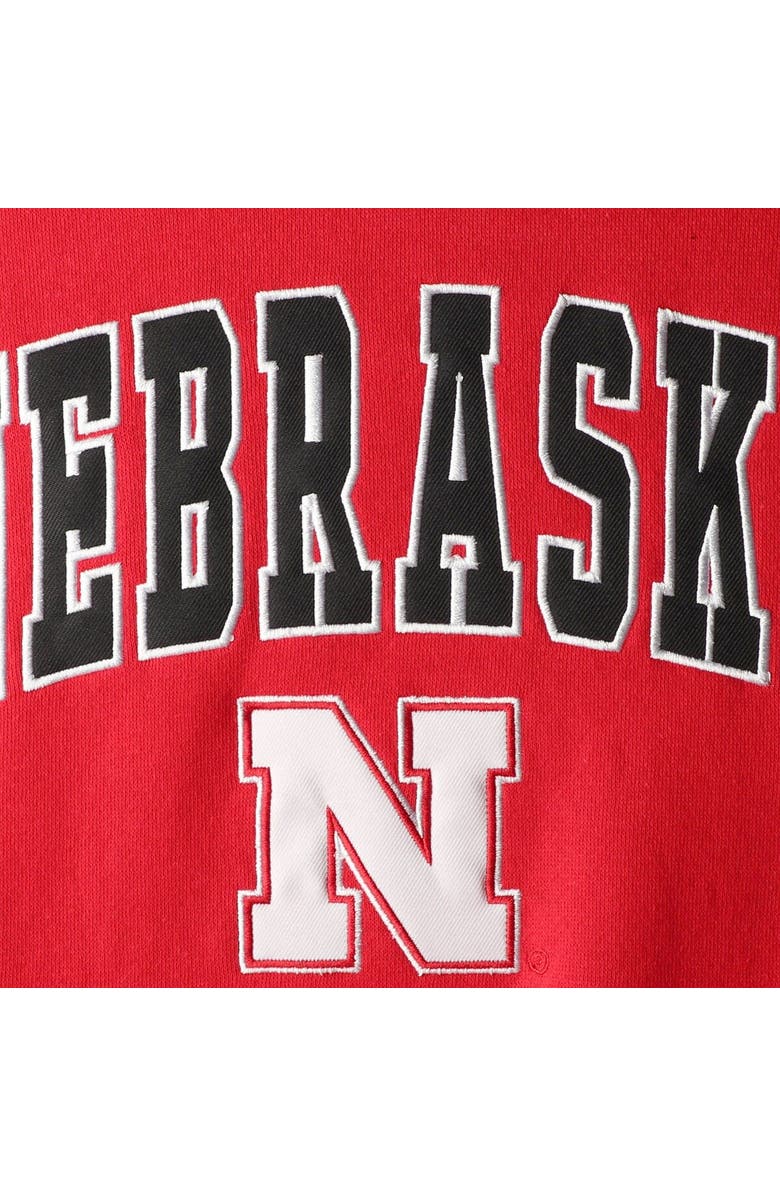 COLOSSEUM Youth Colosseum Scarlet Nebraska Huskers 2-Hit Team Pullover Hoodie, Alternate, color, Scarlet