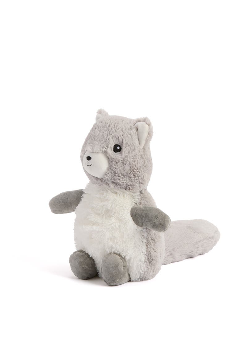 Squirrel Pet Toy Warmies, Main, color, Medium Gray