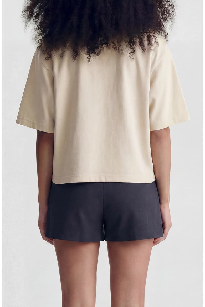 Brooklyn Boxy Crop Graphic T-Shirt, Alternate, color, SANDSHELL