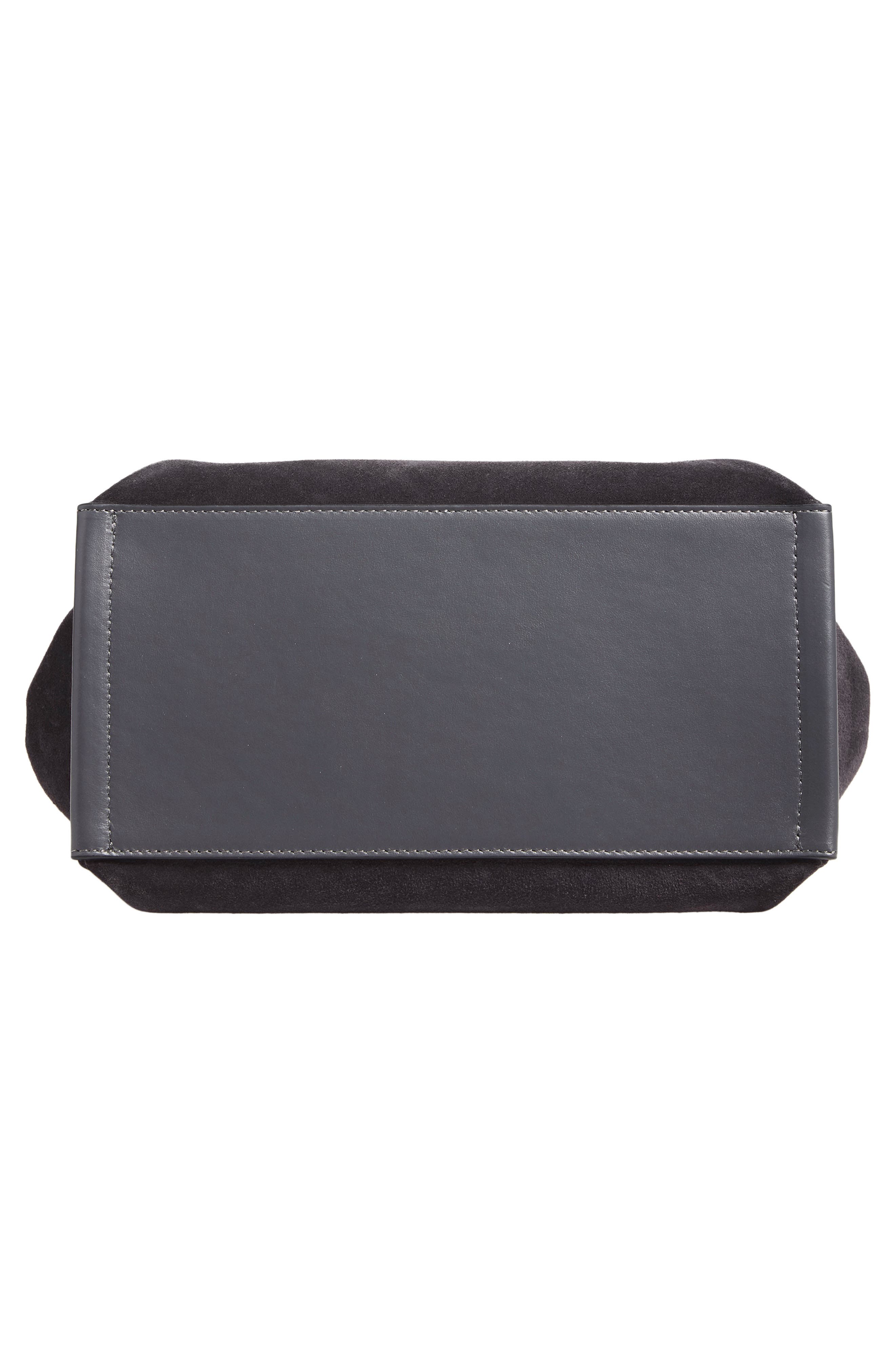 Wandler Ida Leather Handbag, Alternate, color, Space Suede